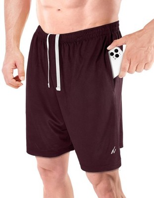 NY Threads Men's Athletic Shorts Quick Dry Loose-Fit Lightweight Running...