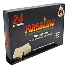 Fireglow Firelighters 24 Pack, White 0.23 per lighter