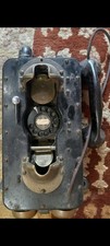 US NAVY BATTLESHIP ROTARY  PHONE - HEAVY CAST IRON AND BRASS ACCENTS Antique