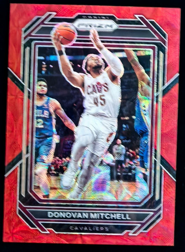 Donovan Mitchell 2022-23 Panini Prizm 64/88 Red Choice Cavaliers #66