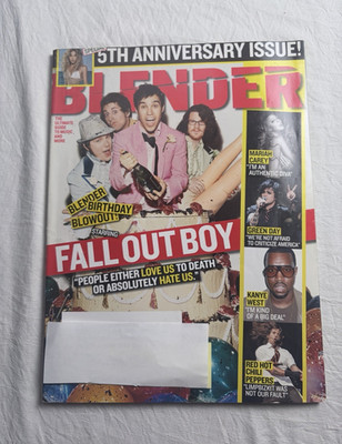 Blender Magazine 5th Anniversary Issue - Fall Out Boy, Mariah Carey, Green Day