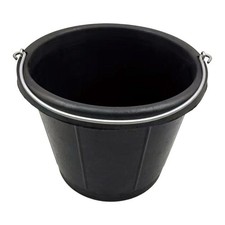 Rubber feed Bucket Simple Garden Water Bucket for Chickens Cattle Household