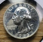 1963 Proof Washington Quarter - Actual Coin Shown - Free Shipping INV#262
