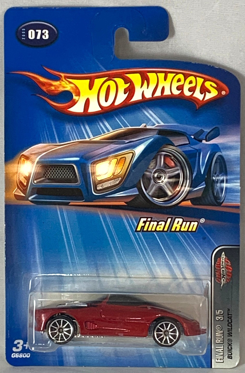 Hot Wheels Buick Wildcat 2005 Final Run Red 10SPs