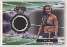 2021 Topps WWE Mat Relics NXT Worlds Collide Dark Green 2/99 Mia Yim #MR-MY 9e1