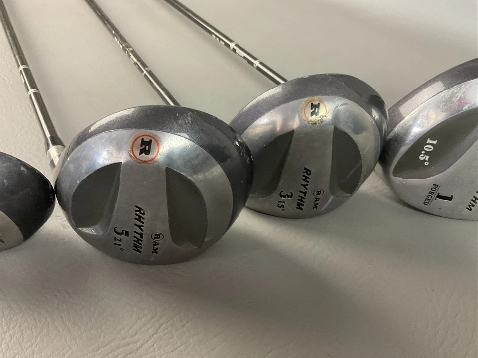 Juego de madera de golf RAM RHYTHM, 1-3-5 maderas/3,4H regular flexible grafito diestro Foto 3 de 4