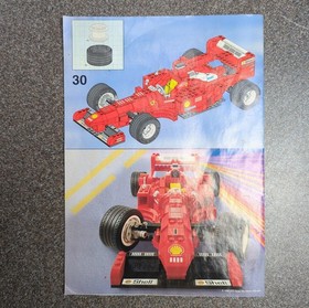 Vintage LEGO 1998 Model Team 2556 F1 Ferrari Formula Racing Car
