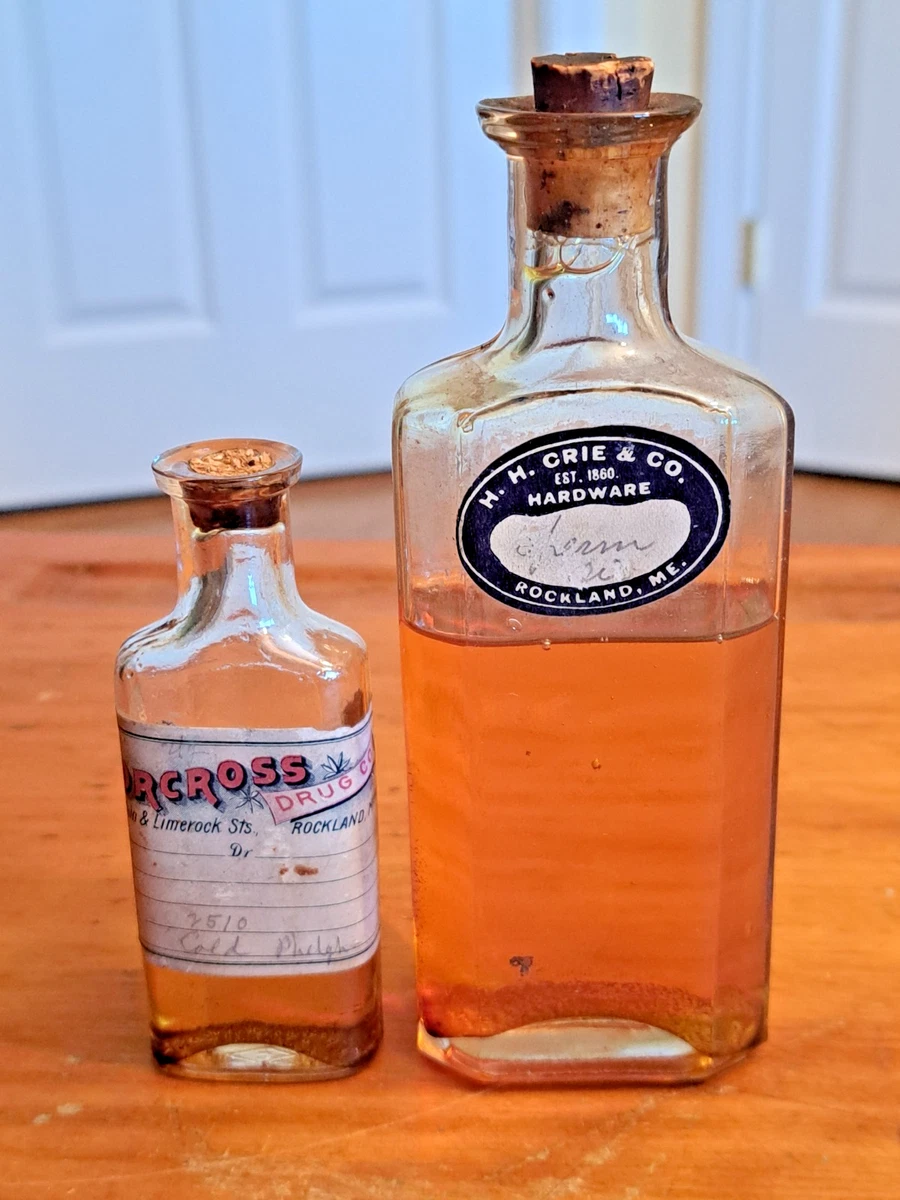 Medicine Labels In Collectible Medicine Bottles 1900-Now for sale