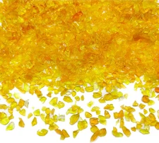 Orange Crushed Glass Broken Fire Glass Pieces for Resin Art,Tabletop Fire Pit,Cr