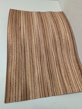 1 Blatt Zebrano Furnier für Einlegearbeiten Intarsien basteln