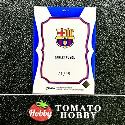 DAKA TOP AUDIENCE 2024-25 CARLES PUYOL /99 BLUE REFRACTOR
