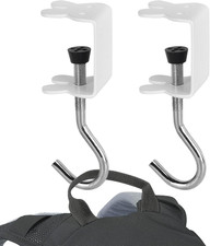 Desk Mount Bag Holder Hook Clamp-On Backpack Hanger Portable Headphones Holder,