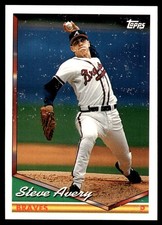 Steve Avery 1994 Topps #137 Atlanta Braves MLB READ FREE SHIPPING AutographDen