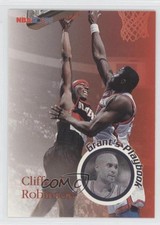 1996-97 NBA Hoops Grant's Playbook Clifford Robinson Grant Hill #197 HOF 3c7
