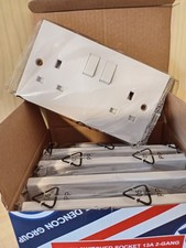 2 gang 13amp Switched Double Socket PK 5