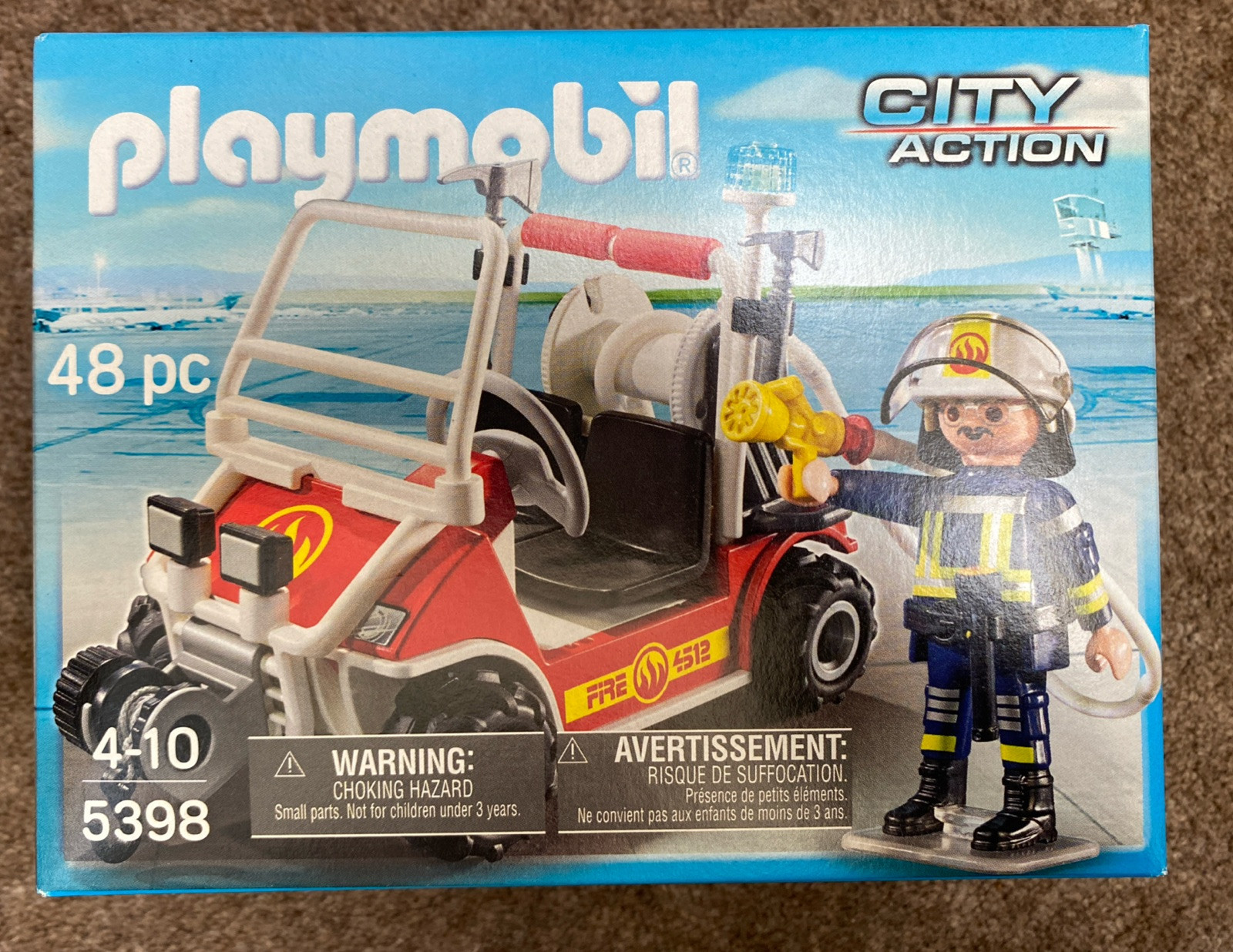 PLAYMOBIL 5398 CITY ACTION FIRE QUAD *NEW* UK