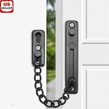 Sturdy Security Door Chain Lock Stainless Steel Latch Indoor Safety Kids Pets US