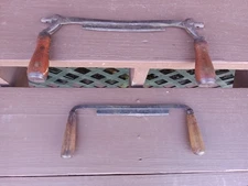 folding handle spoke shave drawknife J.S. CANTELO BOSTON 1891 and non folding 8"