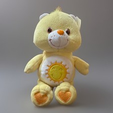 VTG Care Bears Funshine Bear Plush 2002/2003 Play Along w/ Tag Yellow Stuffed