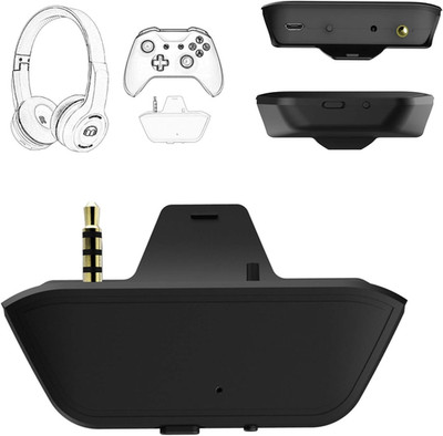 Bluetooth Transmitter Dongle for Xbox Controllers - Stereo Audio Adapter Compati