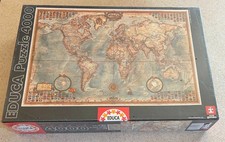 EXECUTIVE WORLD MAP Educa -- 4000 Piece Jigsaw Puzzle -- SEALED