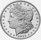 2023-S Morgan Silver Dollar Proof Coin Box & COA
