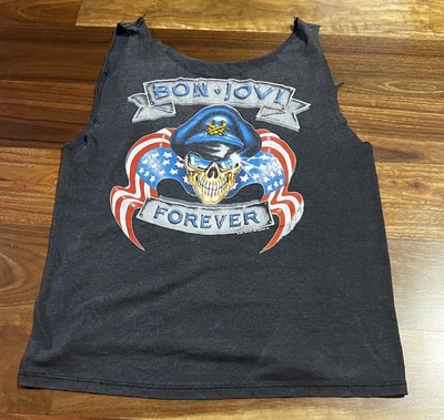 Bon Jovi FOREVER New Jersey 1989 Brotherhood Tour Tshirt Vintage L