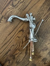 Delta Cassidy Bathroom Sink Faucet Single-Hole Deck Mounted Chrome Lever Handle