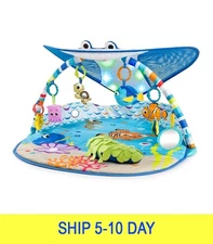 Bright Starts Disney Baby Finding Nemo Mr. Ray Ocean Lights & Music Gym, Ages Ne