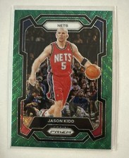 Jason Kidd 2023-24 Panini Prizm #194 Green Wave Prizm New Jersey Nets