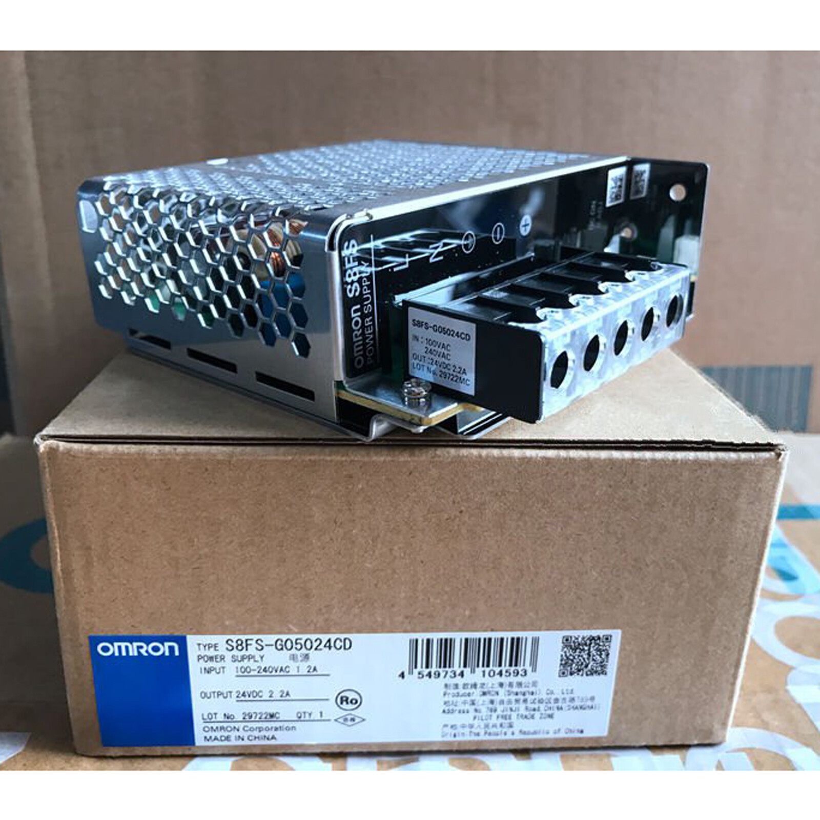 Nueva fuente de alimentación ONE Omron S8FS-G05024CD S8FS-G05024CD STOCK SPOT