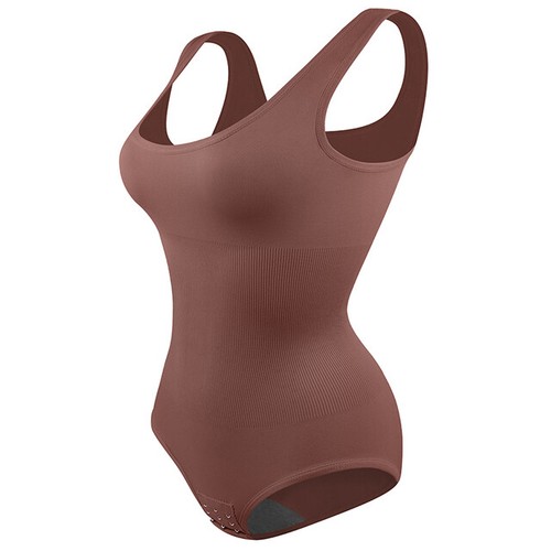 Women's Tummy Control Body Shaper Bodysuit Butt Lifter Push Up Thigh Slimmer Top - Picture 16 of 17