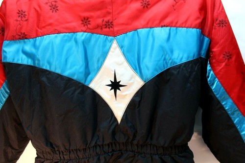 Vintage POLARIS Snowmobile Jacket Retro Colors Size Small - Snowflake / Coat - Picture 5 of 12