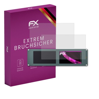 atFoliX Displayfolie für Blackmagic Design SmartScope Duo 4K 9H Schutzpanzer