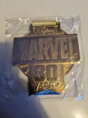 Run Disney Marvel Virtual Challenge 5K Medal 80th Anniversary 80 Years 2019 Neu