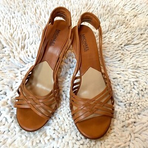 closed toe huarache heels