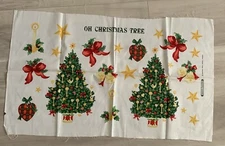 Cranston Print Works Oh Christmas Tree Appliques fabric panel