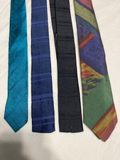 Vintage 1980"s Skinny Men Ties Various Designs