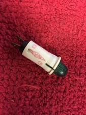 35-2212T LEECRAFT  RND .5" Neon 250V GREEN INDICATOR WITH TABS