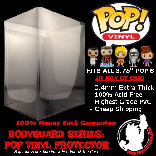 FUNKO 3.75 POP VINYL PROTECTOR DISPLAY CASE HIGH GRADE EXTRA THICK CHEAP  SHIP