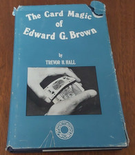 The Card Magic of Edward G. Brown; Hall, Trevor - Vintage Magic Book