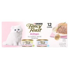 Purina Fancy Feast Classic Pate Kitten Food, Wet Cat Food, Salmon Primavera