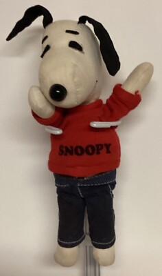 Ideal Stuffed Snoopy Peanuts Vintage 1968 United Feature Syndicate