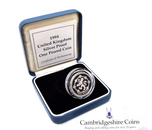 1994 Silver Proof Scottish Lion £1 Coin royal Mint Box COA Royal Mint ROYAL MINT