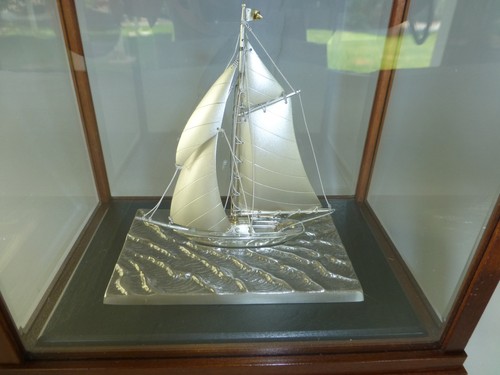 Magnificent Solid Sterling Silver Ship By Seki Takehiko Japan ( Watch The Video) - Picture 6 of 12