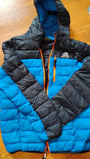 ZEROXPOSUR BOY PACKABLE BLUE BLACK JACKET,SIZE 14/16