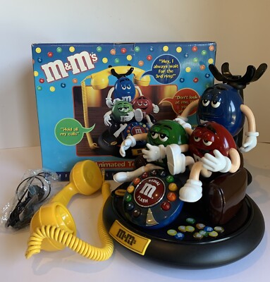 M&M's Animated Telephone フィギュア M&Ms Animated Telephone Lights Up and Talks BRAND NEW Vintage