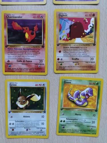 TEAM ROCKET SET POKEMON (SINGOLE, PRIMA EDIZIONE, NON COMUNI) - SCONTI - Foto 109 di 378
