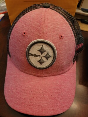 Pittsburgh Steelers New Era 940 Adjustable Pink Hat Licensed Apparel  ~NFL-NFLPA
