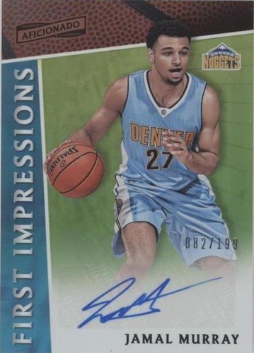 2016-17 JAMAL MURRAY IMMACULATE ROOKIE AUTO SCRIPTS Autograph SP 